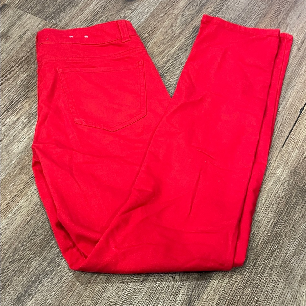No Boundaries Red Skinny Jeans